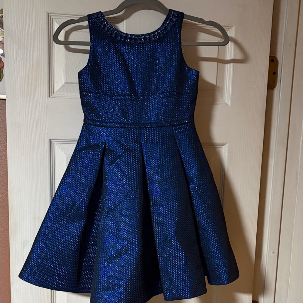 Kleinfeld Girls Embellished Skater Dress